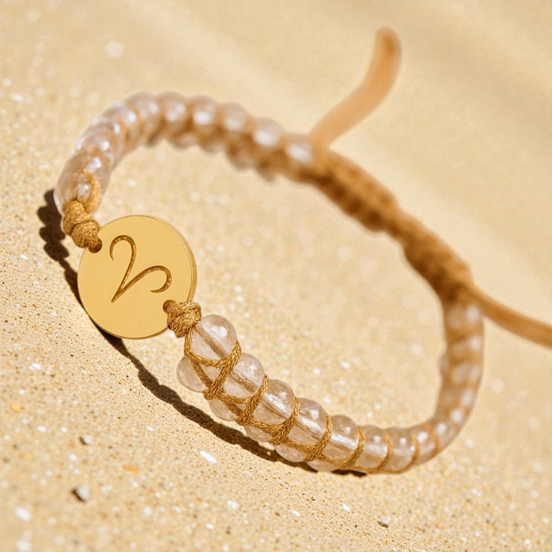 ATELIER-TIBET – Bracelet Tressé 12 Constellations en Pierres Naturelles