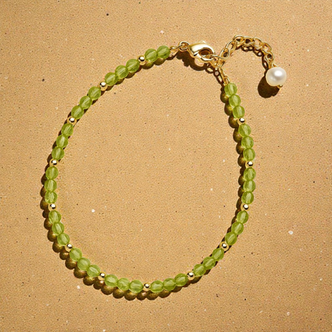 ATELIER-TIBET – Bracelet Raffiné en Pierres Naturelles Fines