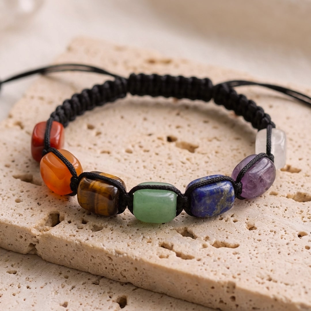 ATELIER-TIBET – Bracelet Guérison - 7 Chakras