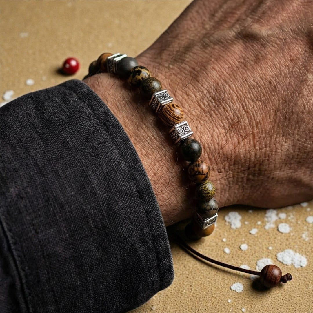 ATELIER-TIBET – Bracelet Stabilité Intérieure en Jaspe