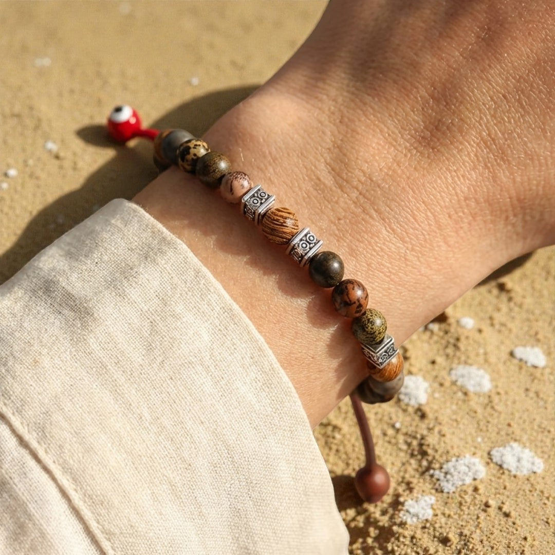 ATELIER-TIBET – Bracelet Stabilité Intérieure en Jaspe