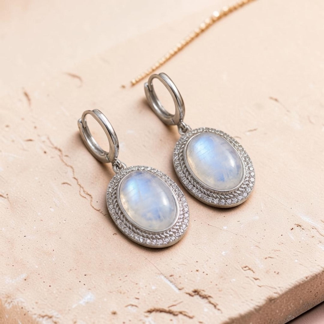 ATELIER-TIBET – Pendentif Douceur d’Âme en Pierre de Lune