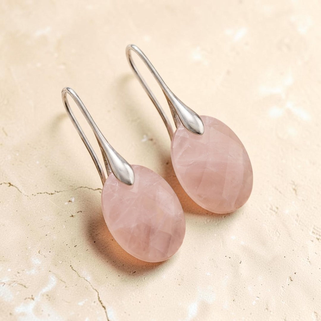 ATELIER-TIBET – Boucles d’Oreilles Elova en Pierre Naturelle