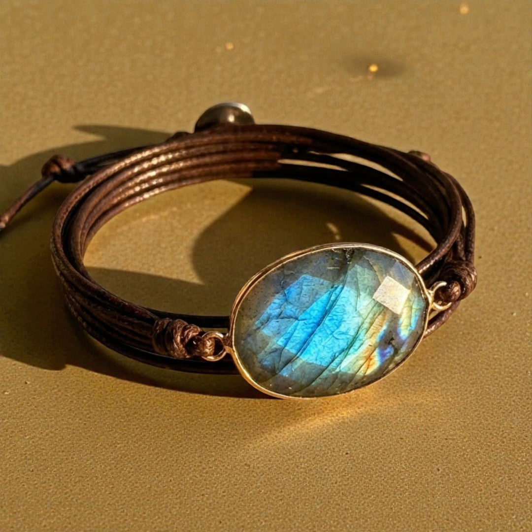 ATELIER-TIBET – Bracelet Libération en Labradorite