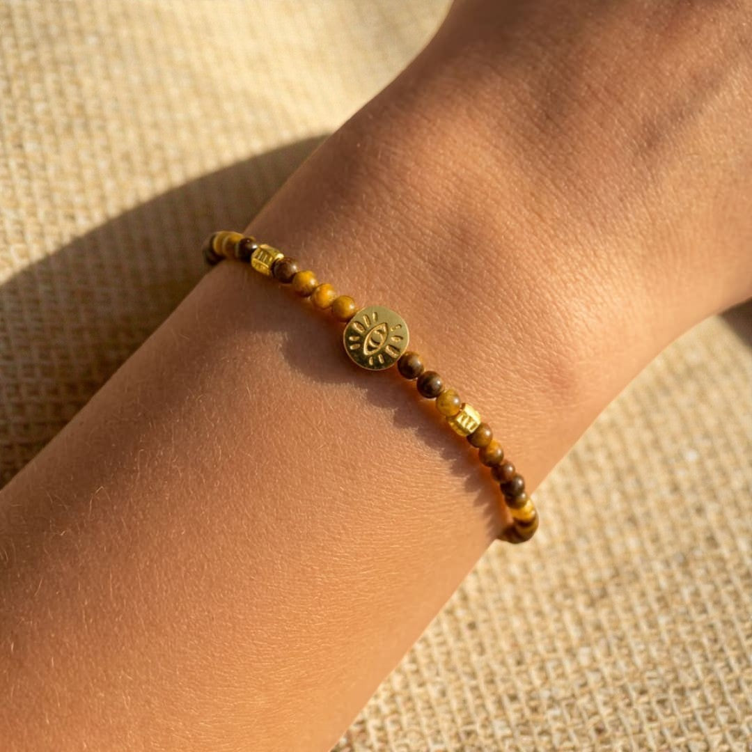 ATELIER-TIBET – Bracelet Lien Protecteur en Pierres Naturelles