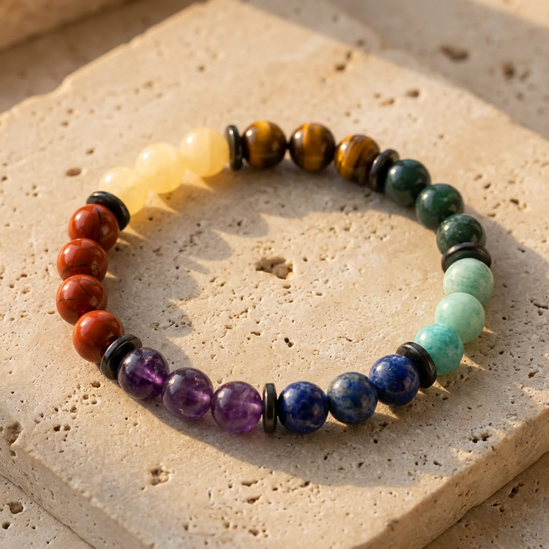 ATELIER-TIBET – Bracelet Premium Harmonisation des 7 Chakras