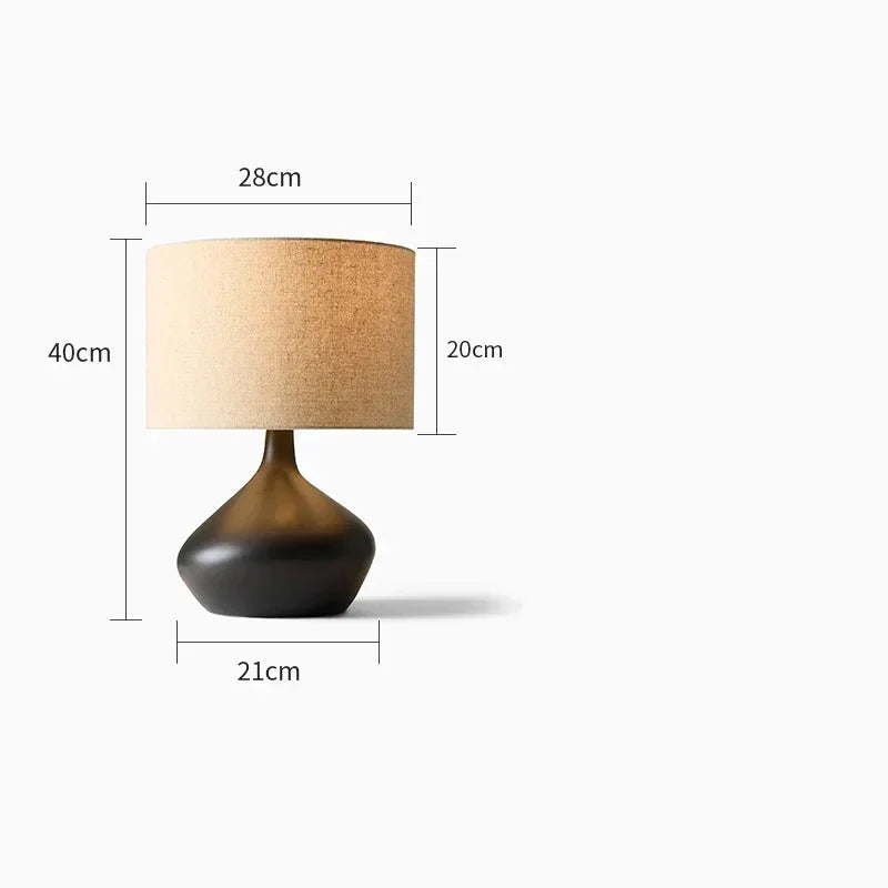 ATELIER-TIBET – Lampe de Chevet Japonaise Rétro Minimaliste