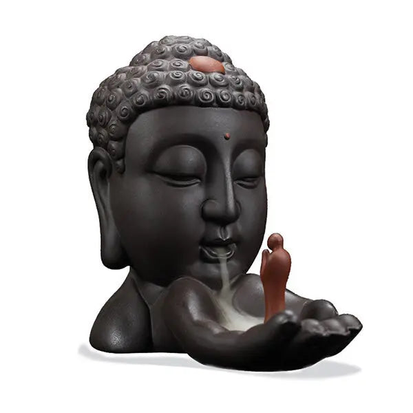 ATELIER-TIBET – Porte-Encens Cascade Bouddha à Refoulement