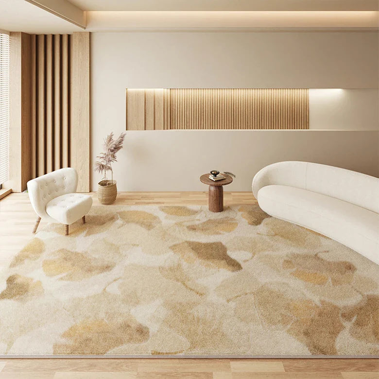 ATELIER-TIBET – Tapis Japonais Marbré Beige Antidérapant