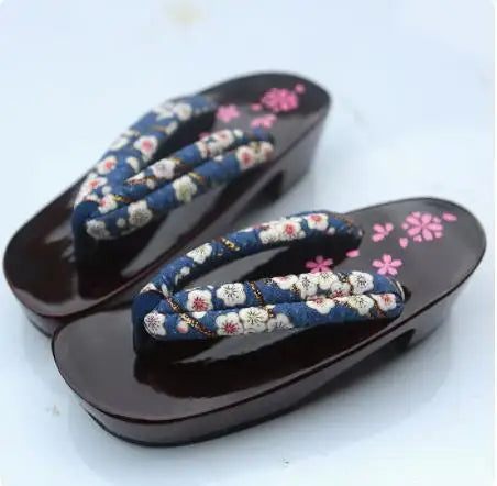 ATELIER-TIBET – Geta Japonaise Moderne en Bois & Tissu