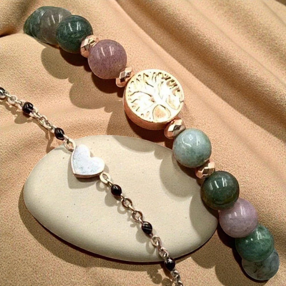 ATELIER-TIBET – Bracelet Équilibre Intérieur en Agate Indienne