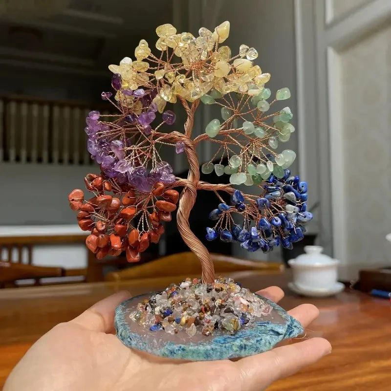 ATELIER-TIBET – Arbre du Bonheur en Pierres Naturelles décoratives