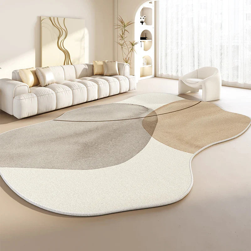ATELIER-TIBET – Tapis Japonais Irrégulier Épais en Peluche