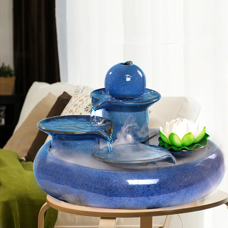 ATELIER-TIBET – Fontaine Japonaise en Céramique Moderne