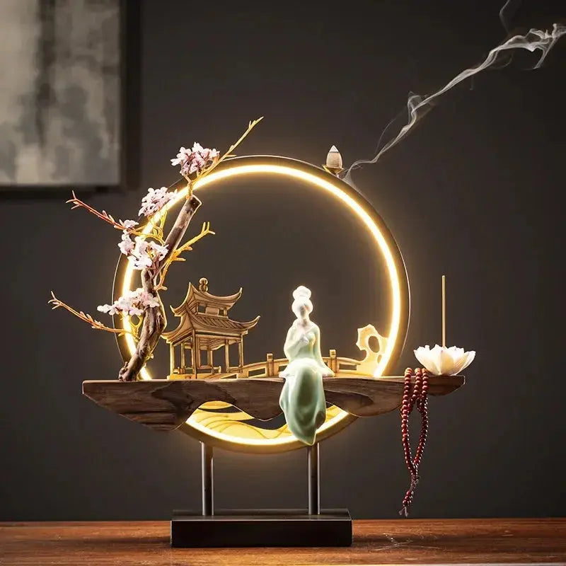 ATELIER-TIBET – Quiétude Intérieure · Porte-Encens Lumineux Zen