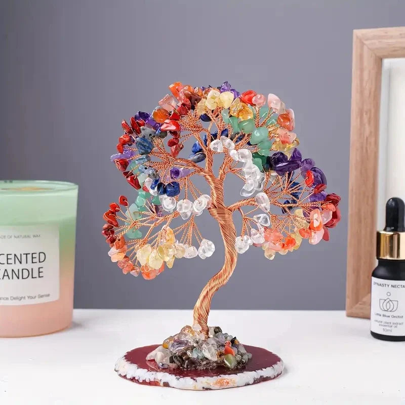 ATELIER-TIBET – Arbre du Bonheur en Pierres Naturelles décoratives