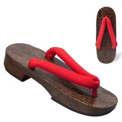 ATELIER-TIBET – Geta Japonais d’Été Femme en Bois Naturel & Coton