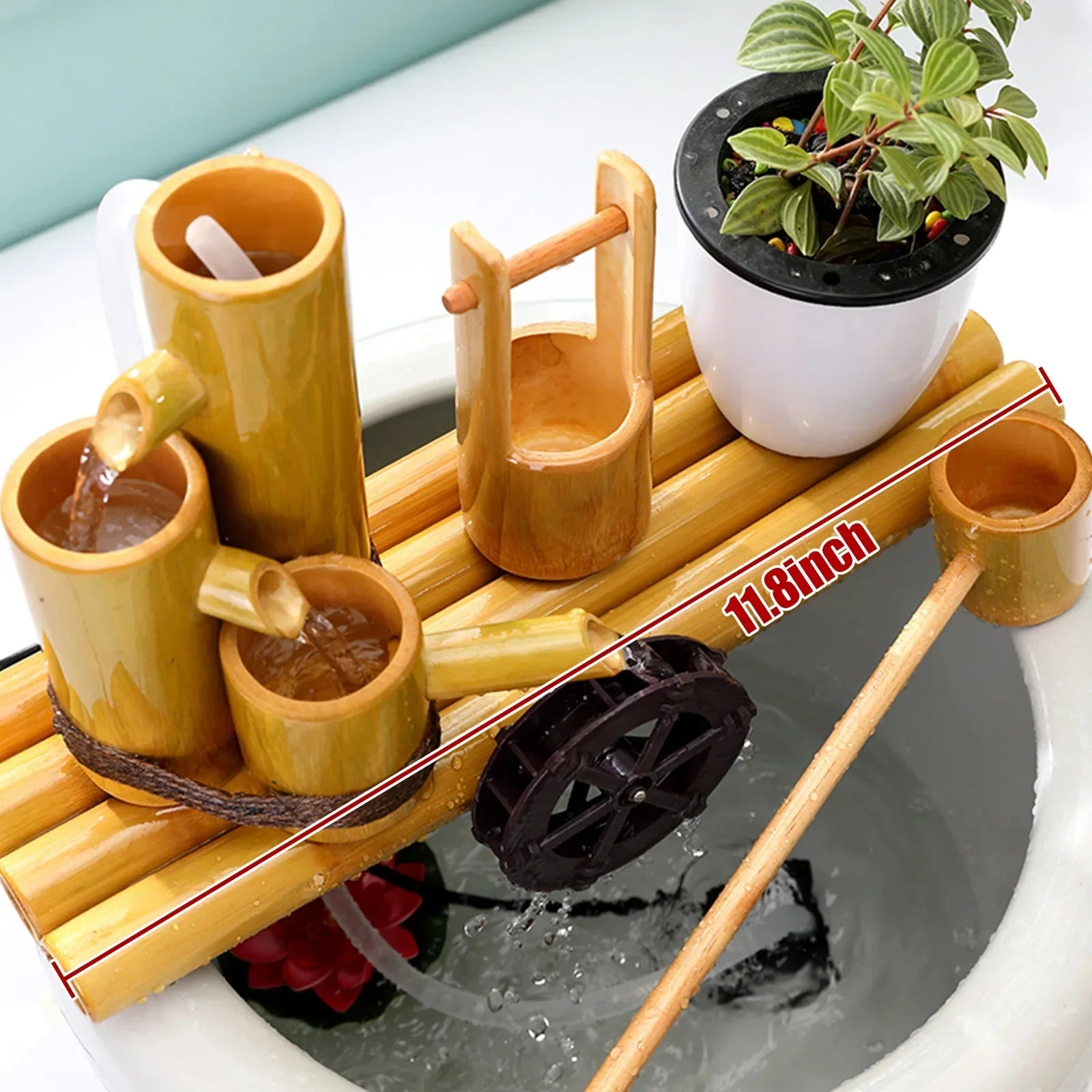 ATELIER-TIBET – Fontaine Japonaise Apaisante en Bambou