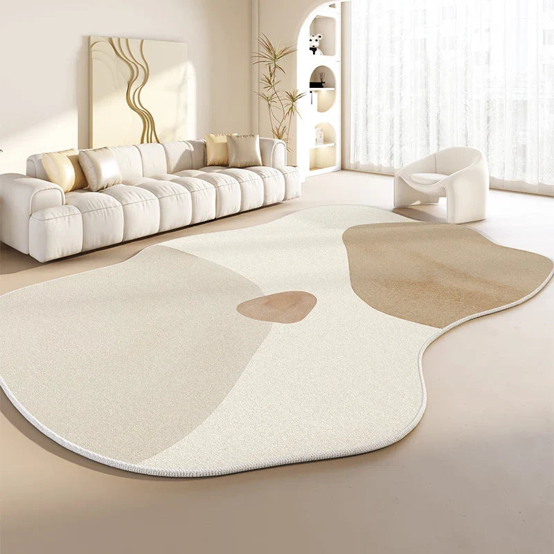 ATELIER-TIBET – Tapis Japonais Irrégulier Épais en Peluche