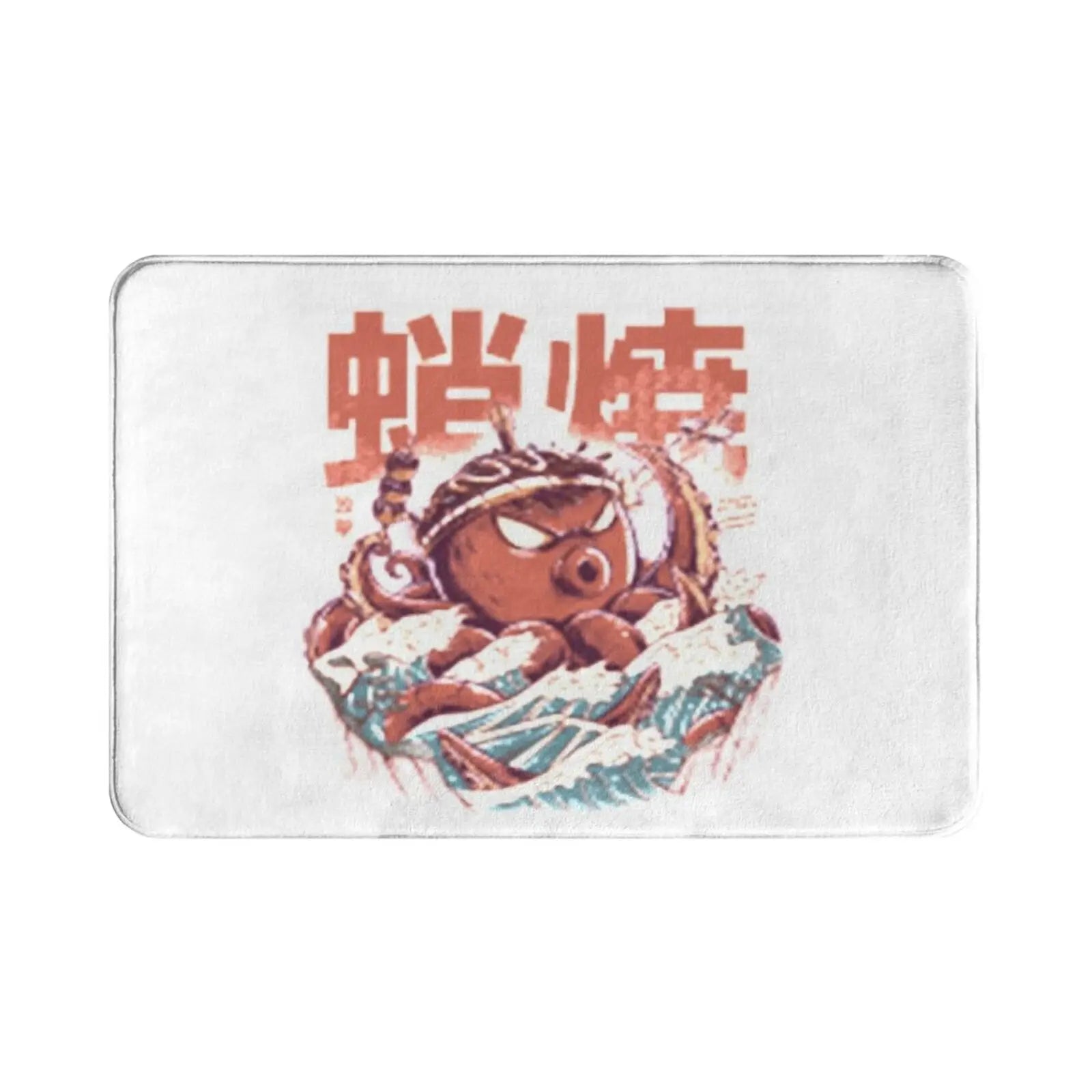 ATELIER-TIBET – Tapis de Bain Japonais Takoyaki Monstre Marin | Art Manga & Confort Antidérapant