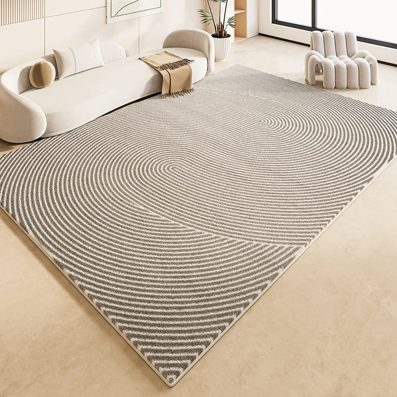 ATELIER-TIBET – Tapis Japonais Minimaliste en Peluche Douce