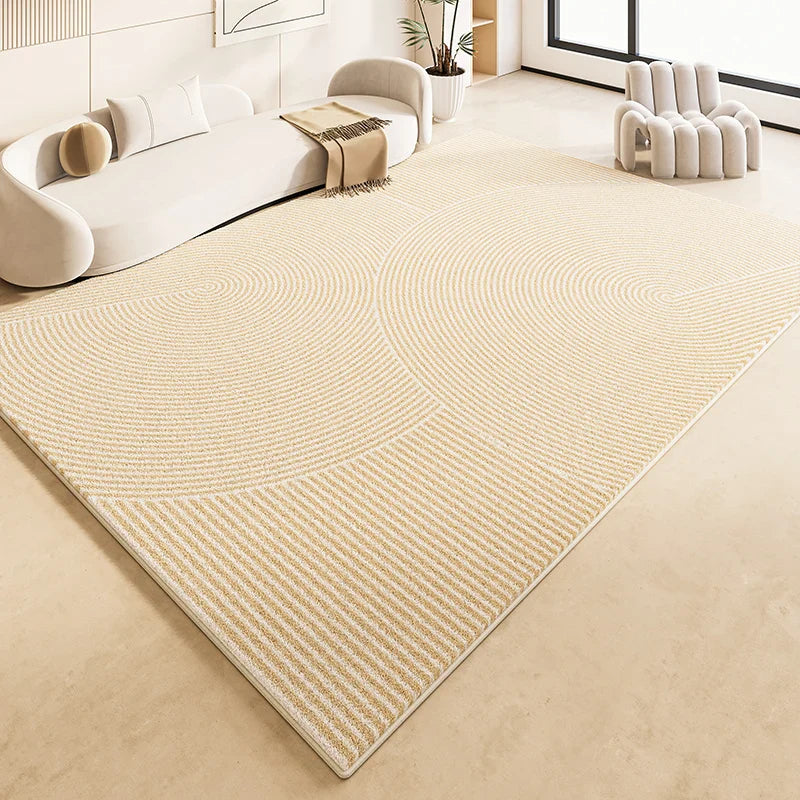 ATELIER-TIBET – Tapis Japonais Minimaliste en Peluche Douce