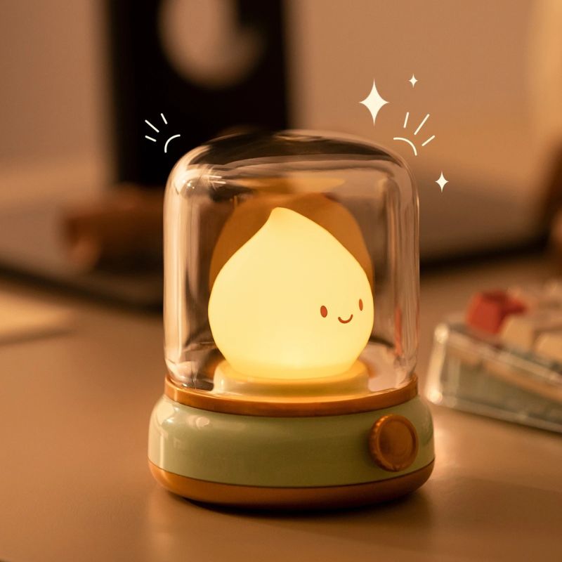ATELIER-TIBET Veilleuse Flamme Apaisante – Lumière Douce & Ambiance Relaxante