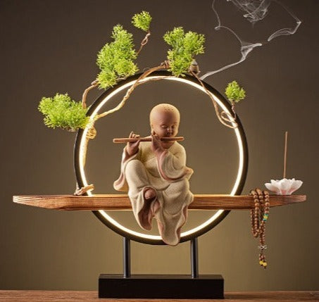 ATELIER-TIBET Encensoir “Équilibre du Bouddha” – Décoration Zen & Rituel Bien-être