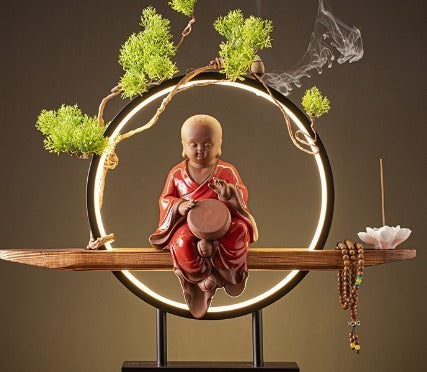 ATELIER-TIBET Encensoir “Équilibre du Bouddha” – Décoration Zen & Rituel Bien-être