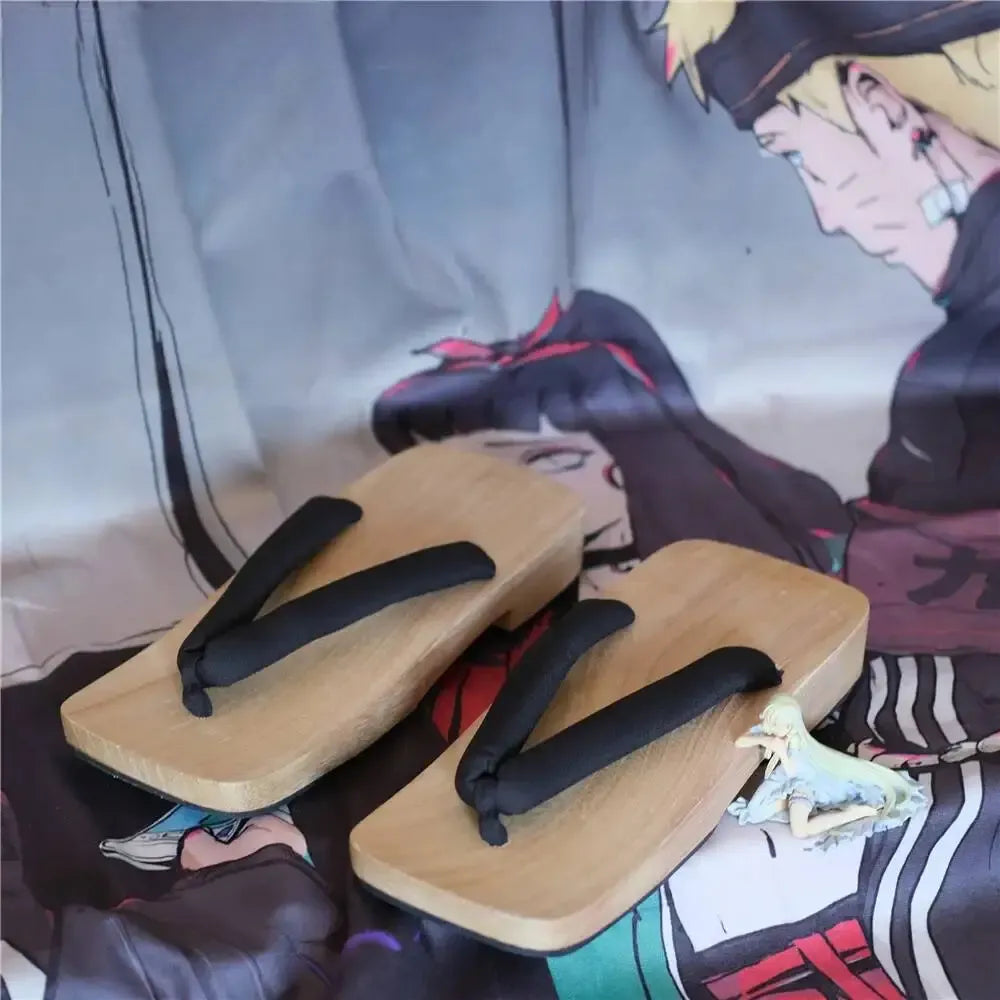 ATELIER-TIBET – Zori Japonaises Traditionnelles Homme en Bois & Tissu