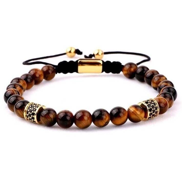 ATELIER-TIBET Bracelet Cordon Luxe Homme en Perle