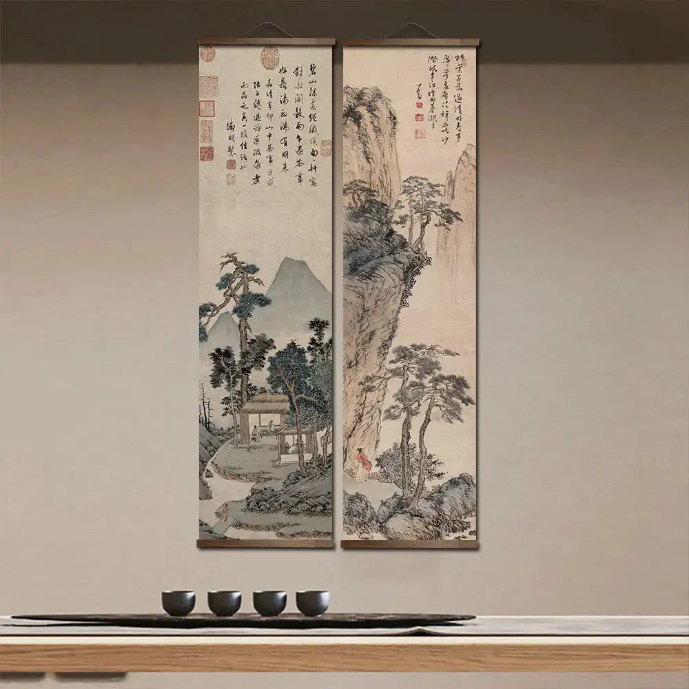 ATELIER-TIBET – Décoration Murale Asiatique Zen aux Paysages Traditionnels