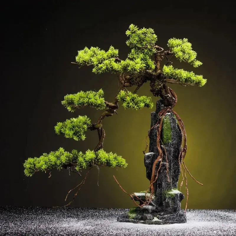 ATELIER-TIBET – Souffle d’Éternité · Bonsaï d’Encens & Fontaine Zen Lumineuse