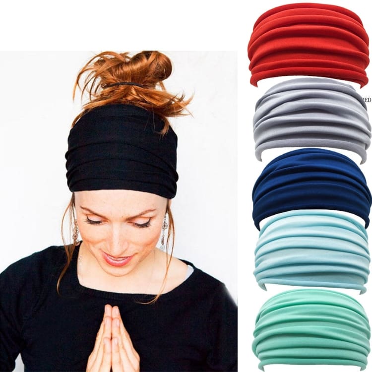 ATELIER-TIBET – Bandeau de Yoga Élastique en Coton & Polyester