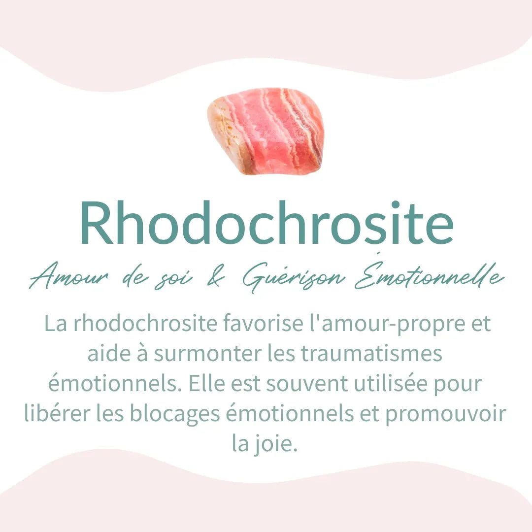 ATELIER-TIBET – Bracelet Wrap Guérison du Coeur en Rhodochrosite