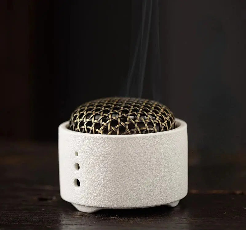 ATELIER-TIBET – Brûleur d’Encens Moderne en Céramique pour Ambiance Zen Intérieure