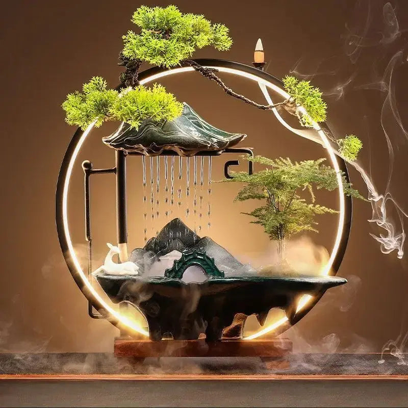 ATELIER-TIBET – Aube Sylvestre · Fontaine d’Encens LED Naturelle