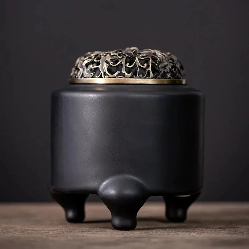 ATELIER-TIBET – Brûleur d’Encens Électrique en Céramique pour Poudres & Résines