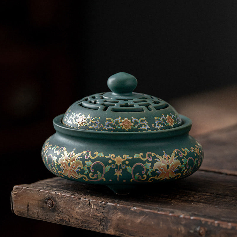 ATELIER-TIBET – Brûleur d’Encens Dragon en Céramique – Porte-Encens Zen & Décoration Intérieure