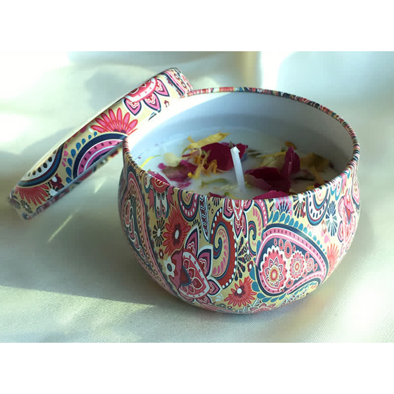 ATELIER-TIBET Bougie Spirituelle en Cire de Soja pour Méditation et Rituels