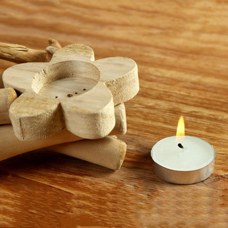 ATELIER-TIBET Peigne de Massage Relaxant en Bois de Santal Rouge et Vert