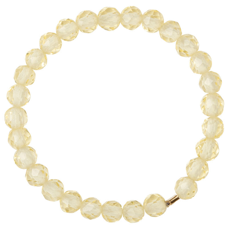 ATELIER-TIBET – Bague Prospérité en Citrine Naturelle – Plaqué Or 14 Carats – Anneau Lumineux Unisexe