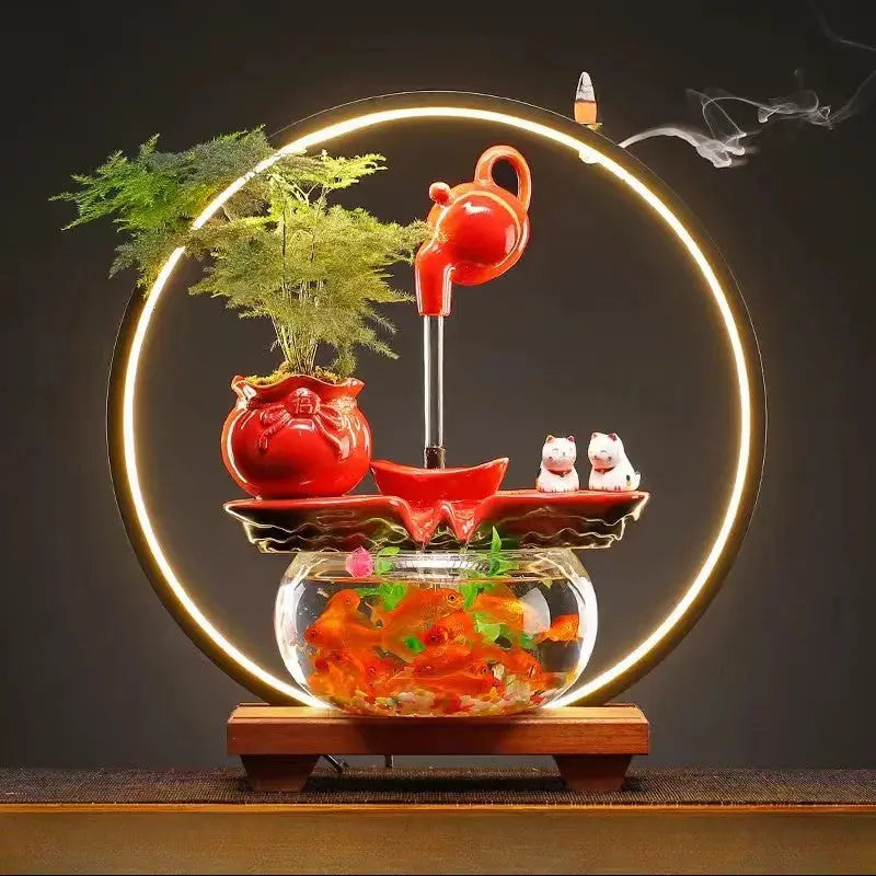 ATELIER-TIBET – Onde d’Abondance · Fontaine d’Encens LED Aquatique