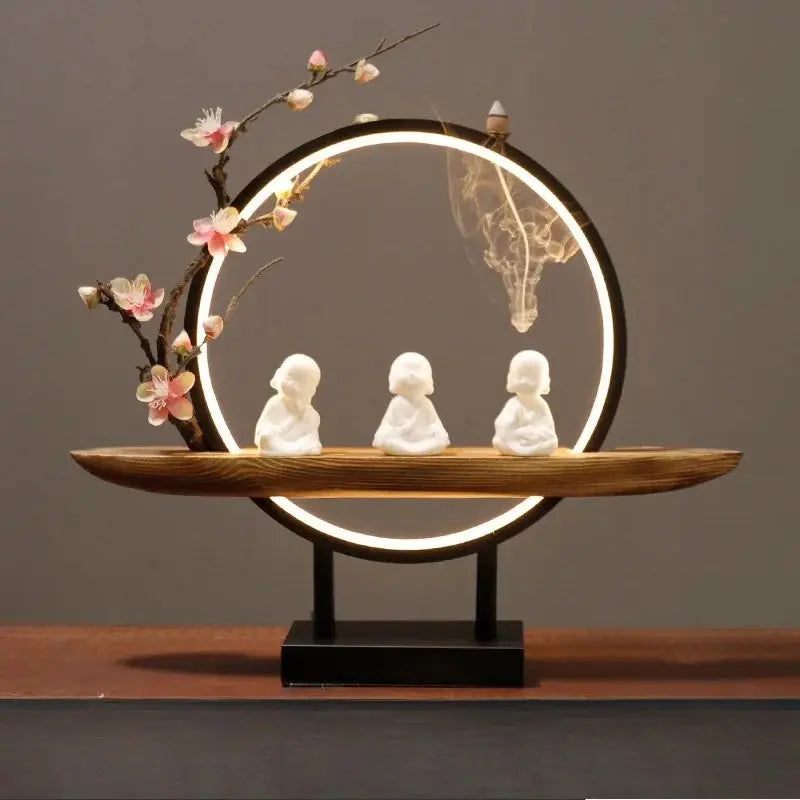 ATELIER-TIBET – Souffle Sakura · Porte-Encens LED Fleur de Cerisier