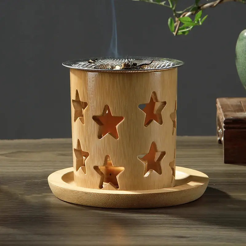 ATELIER-TIBET – Racine Paisible Diffuseur à Chaleur Douce en Bambou