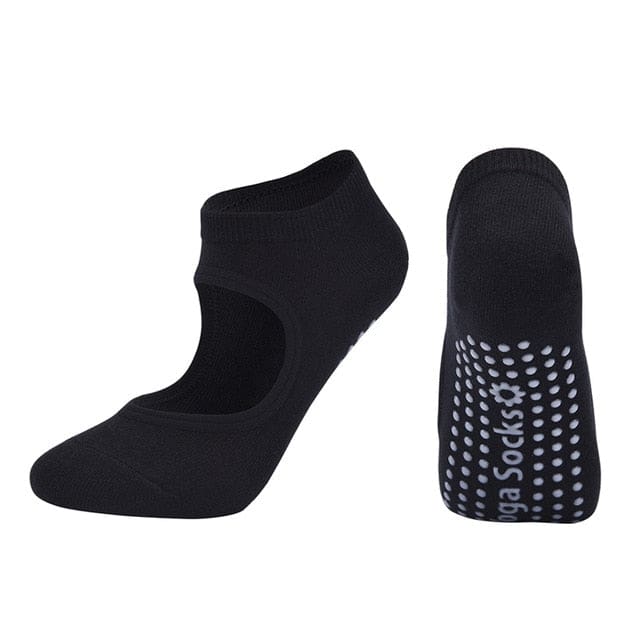 ATELIER-TIBET – Chaussettes de Yoga Antidérapantes en Coton Naturel