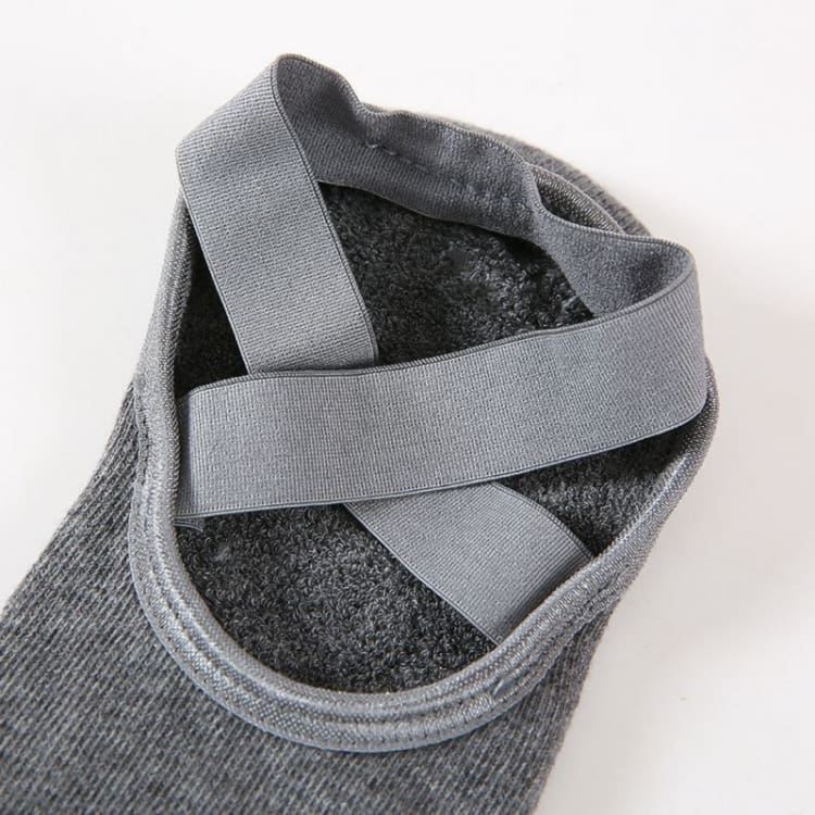 ATELIER-TIBET – Chaussettes de Yoga Antidérapantes en Coton Naturel
