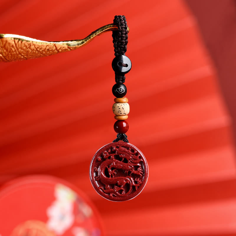 ATELIER-TIBET – Collier Zodiaque Chinois en Cinabre Naturel