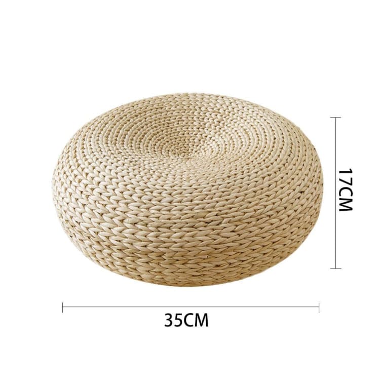 ATELIER-TIBET Coussin de Méditation Rond – Tatami Traditionnel & Assise Zen