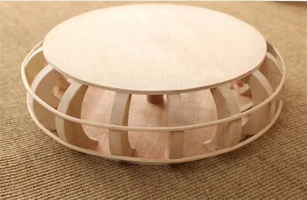 ATELIER-TIBET  – Coussin “TatamiSerenity” en Paille Naturelle – Assise Sol & Méditation Zen